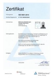 Wehrmann Zerfitikat 2018